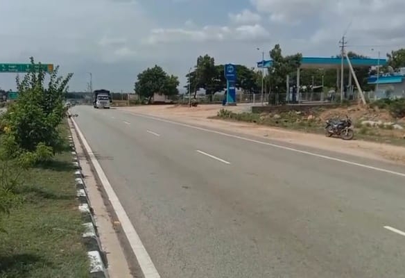 NH Road Facing Red Soil Land